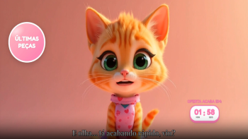 Glorinha, a gatinha das ofertas infantis na TV Moda Center