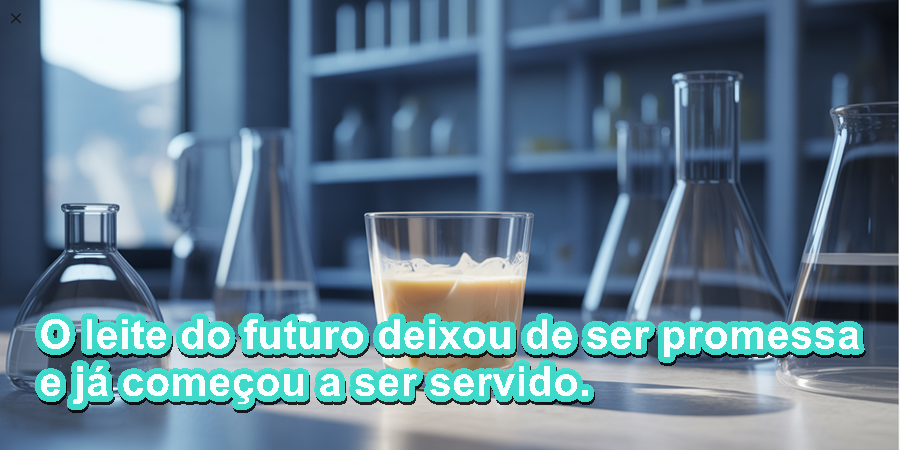 Remilk inaugura a era do leite “sem vaca”, produzido por fermentação de precisão e quimicamente idêntico ao leite tradicional.