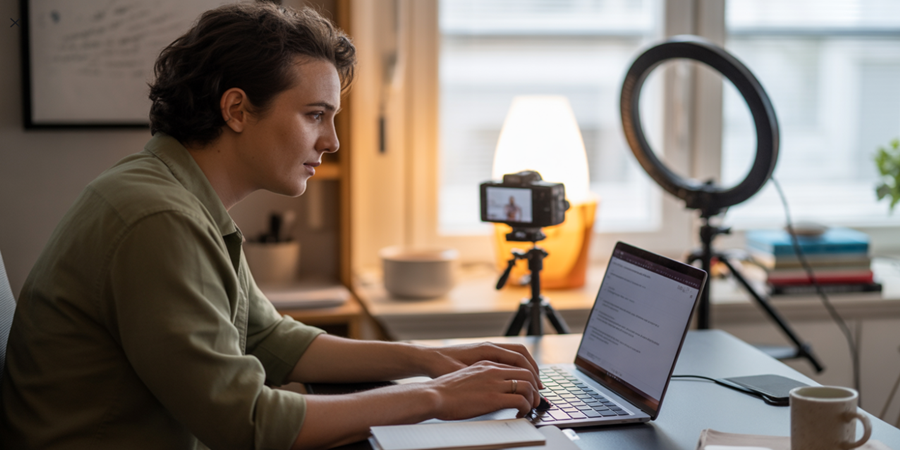 Roteiros curtos ajudam criadores a produzir mais e podem ser feitos com IA. Foto: editorial.